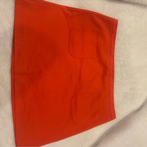 H&M orange skirt